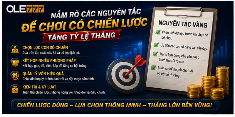 Nắm rõ các nguyên tắc để chơi có chiến lược 