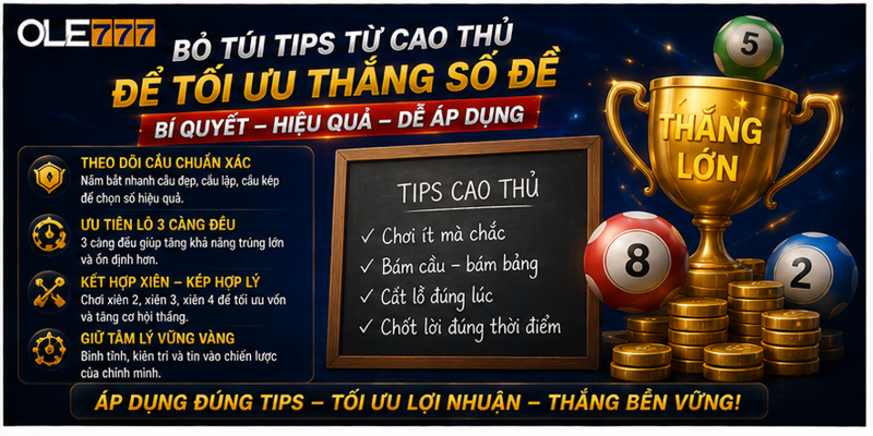 Bỏ túi tips từ cao thủ để tối ưu thắng số đề 