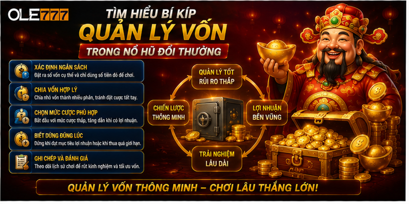 Tìm hiểu bí kíp quản lý vốn trong nổ hũ đổi thưởng
