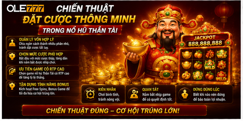 Chiến thuật đặt cược thông minh trong nổ hũ thần tài Chiến thuật đặt cược thông minh trong nổ hũ thần tài