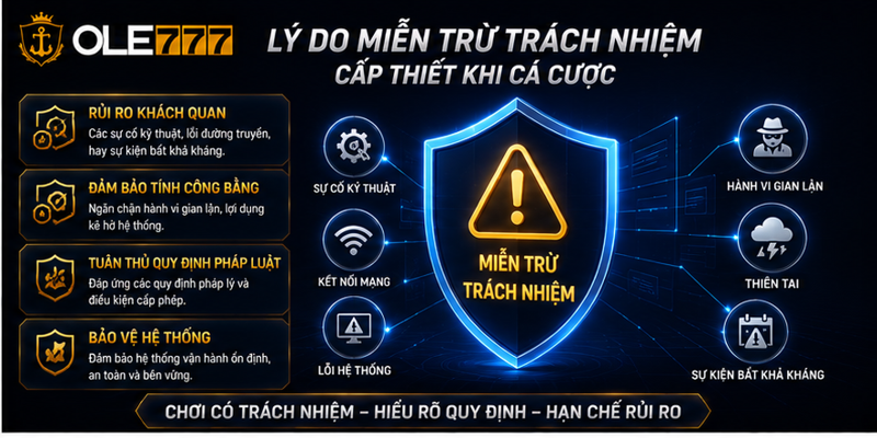 Lý do miễn trừ trách nhiệm cấp thiết khi cá cược