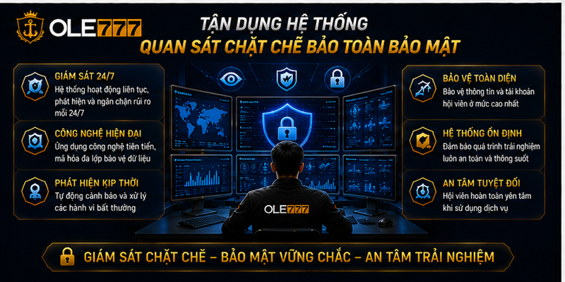 Tận dụng hệ thống quan sát chặt chẽ bảo toàn bảo mật